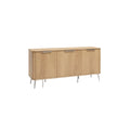 Modern Wooden Sideboard with Sleek Metal Legs
